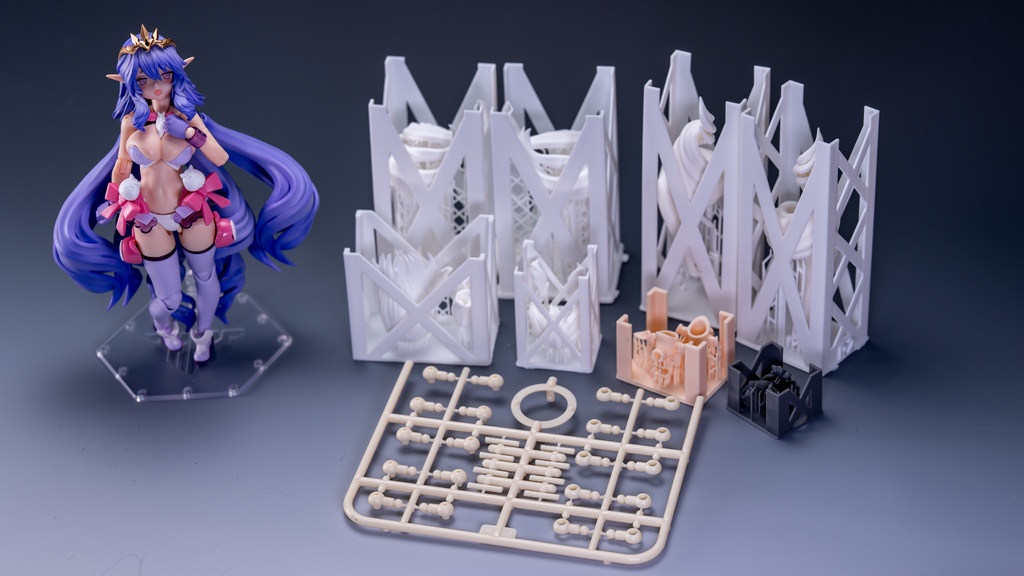 1/12 ヘッドパーツセット「ロイヤルヘアスタイル」