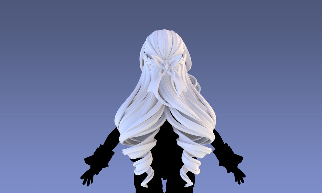 1/12 ヘッドパーツセット「縦ツインロールヘアスタイル」