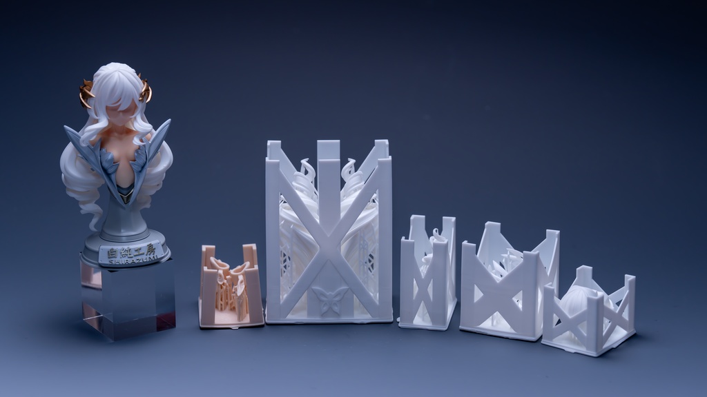 1/12 ヘッドパーツセット「縦ツインロールヘアスタイル」