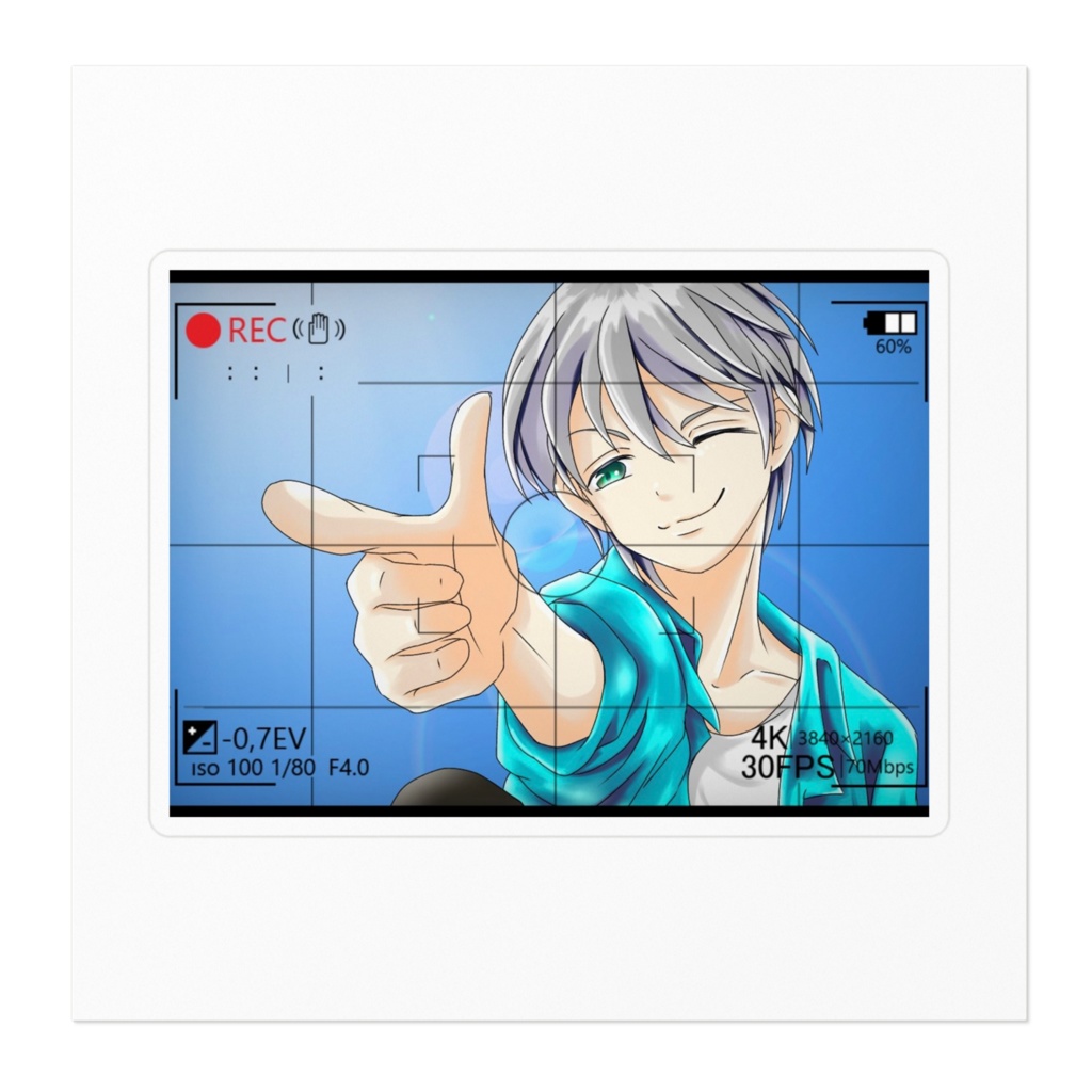 おかゆステッカー1