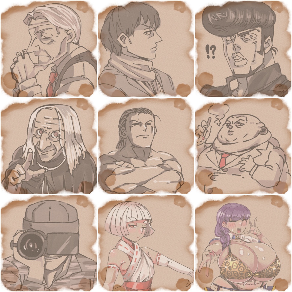 TRPG、ゲームなどに使える立ち絵50枚セット②