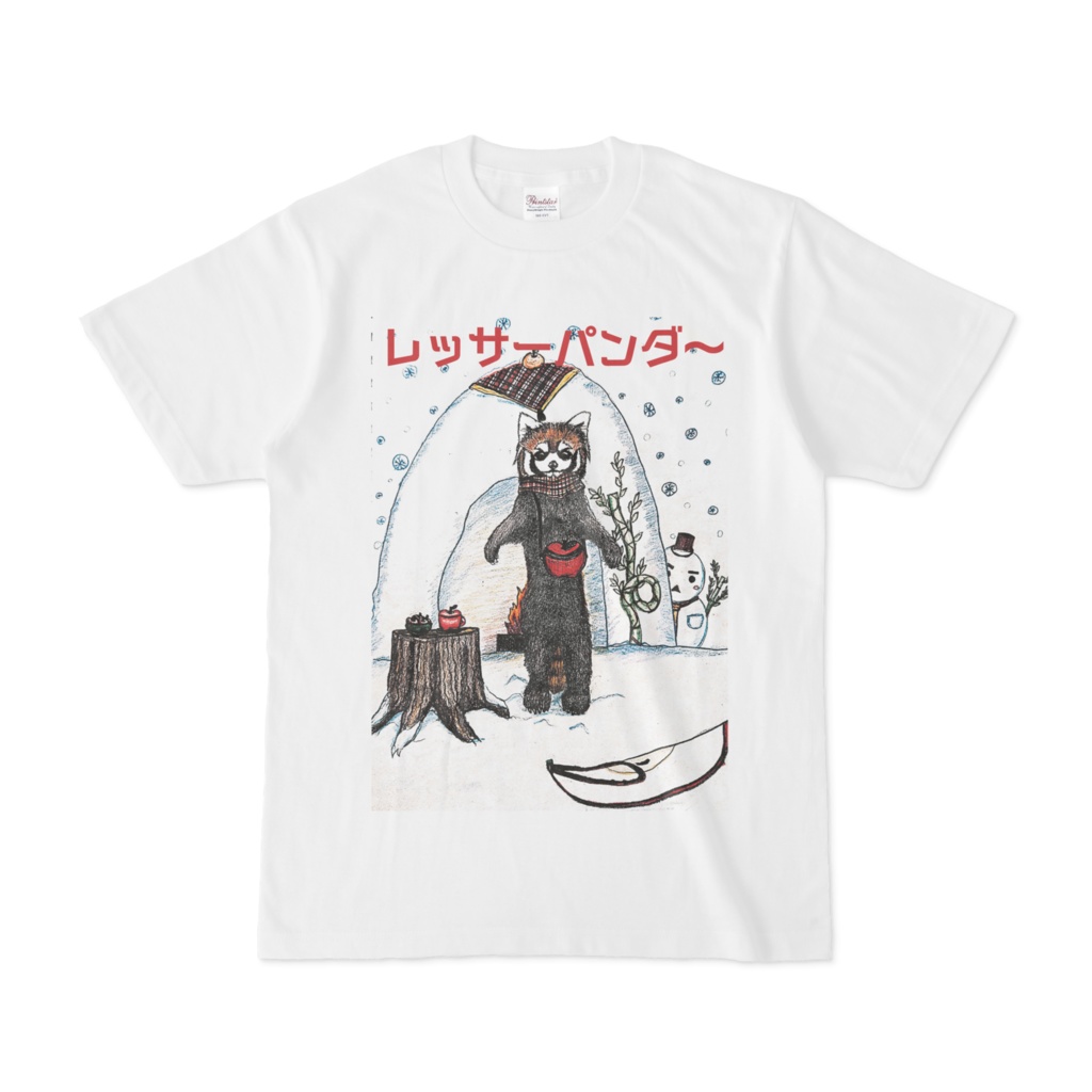 レッサーパンダ〜Tシャツ