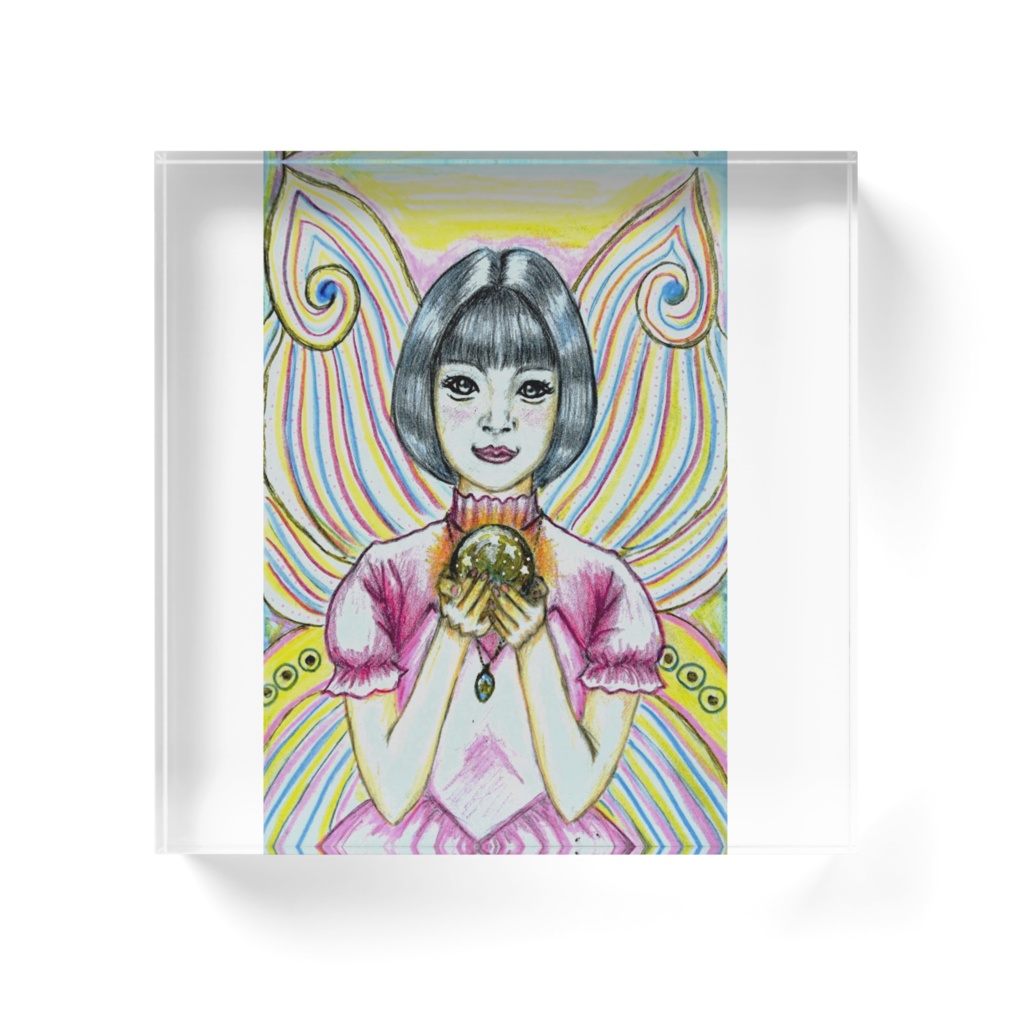 癒しの妖精アクリルブロック