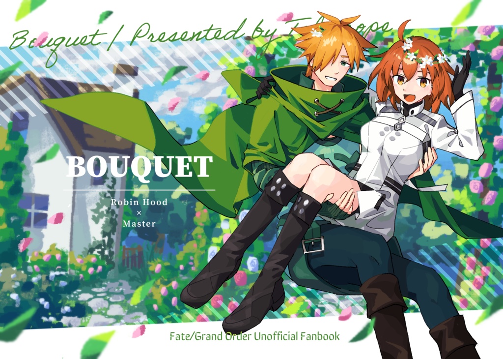 ロビぐだ♀イラスト再録本　BOUQUET