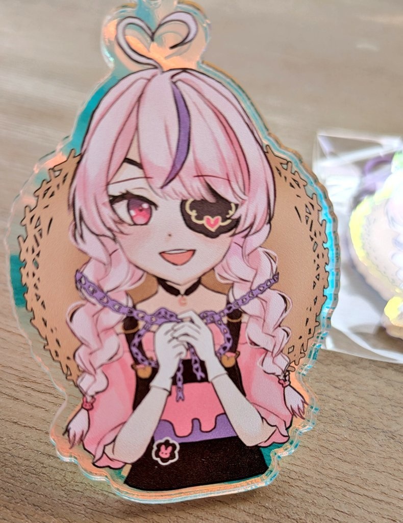 オーロラアクリルキーホルダー(大)