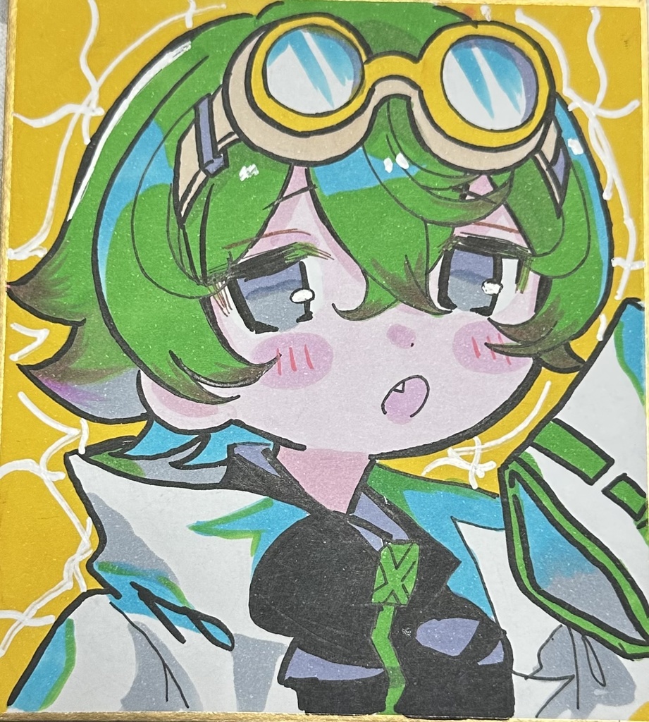 色紙 博士のあの子