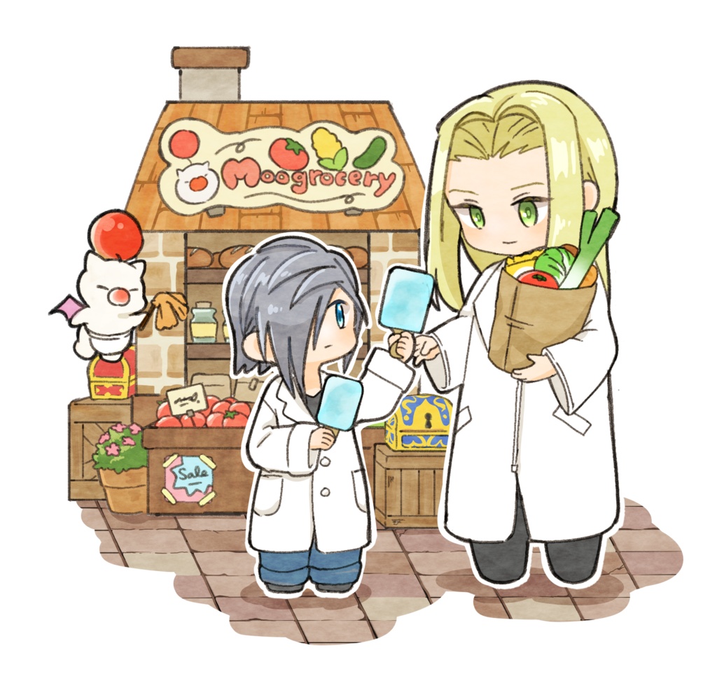 一緒にアイス
