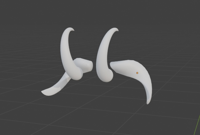 【無料】悪魔の角っぽいやつ