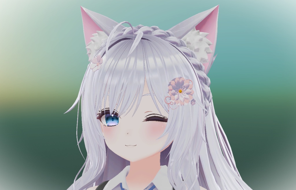 【無料】お花の髪飾り 前後セット