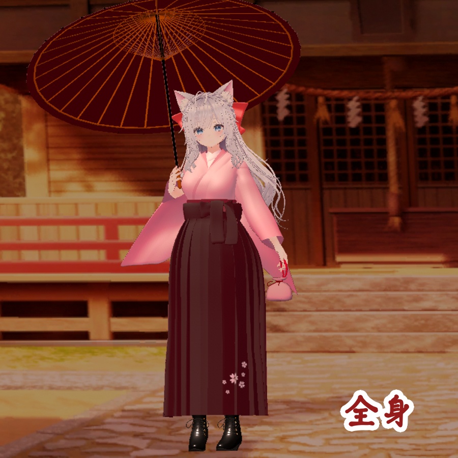 【VRChat衣装】華やか振袖