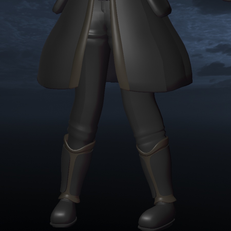 【無料】アンブラハンズ風の外套【VRChat】