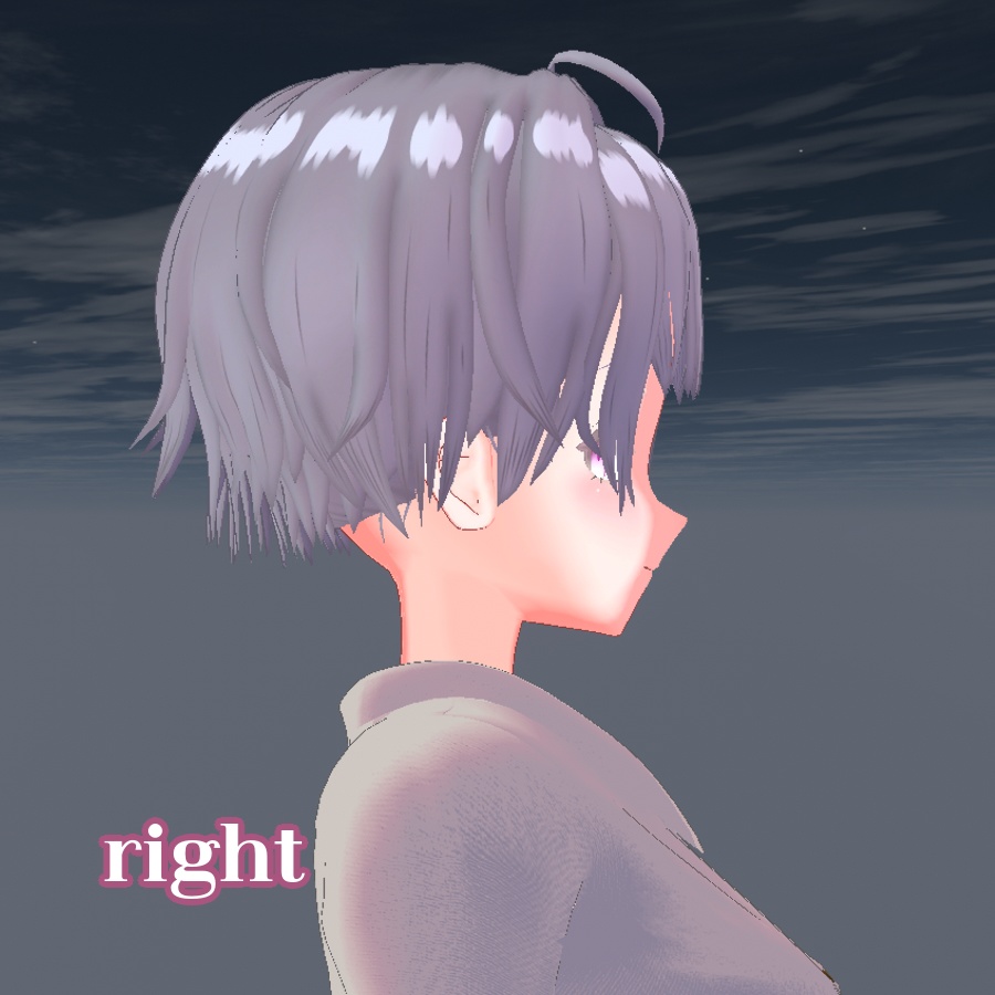 【無料】癖っ毛ボブ【VRChat】