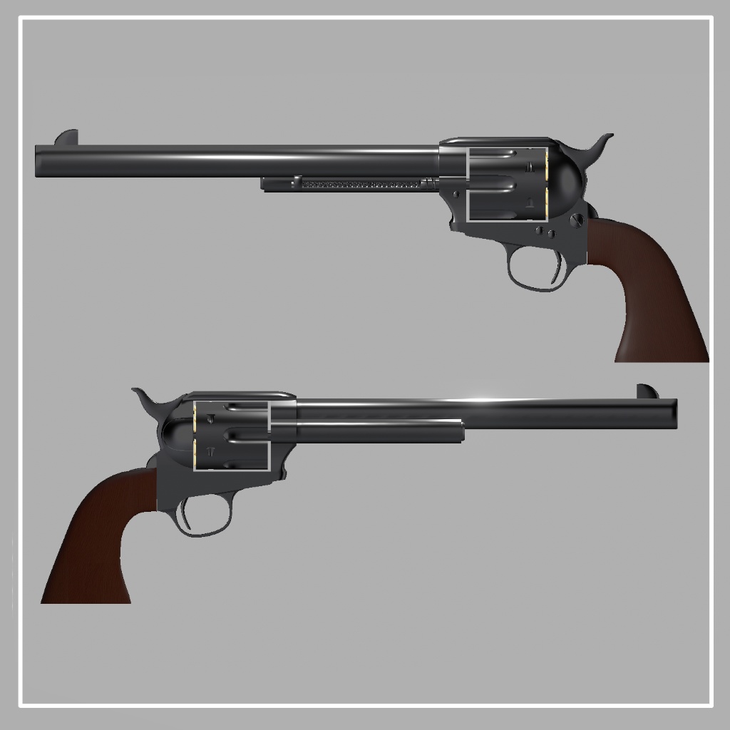 【VRChat】回転式拳銃 -極-