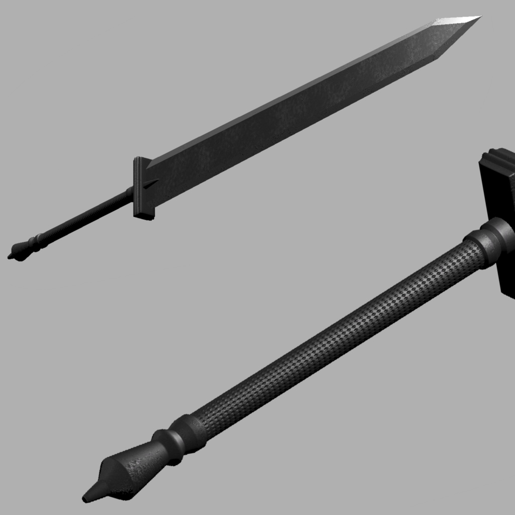 【無料】ブロードソード【VRChat想定】