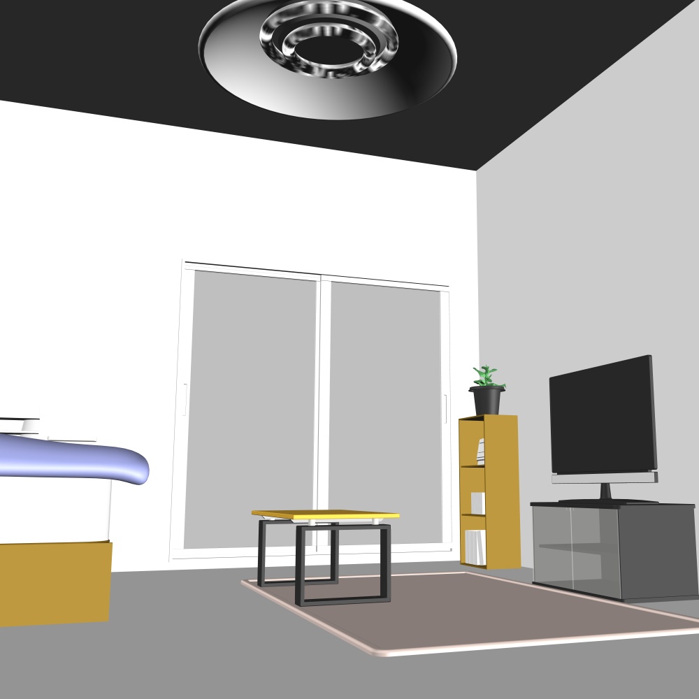 3Dよくあるワンルーム内観2(CLIPSTUDIOPAINT用)