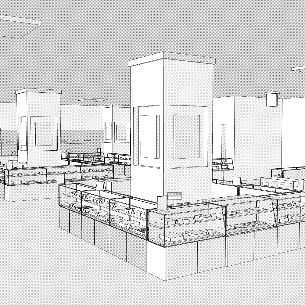 3Dデパート・食品売り場(CLIPSTUDIOPAINT用)