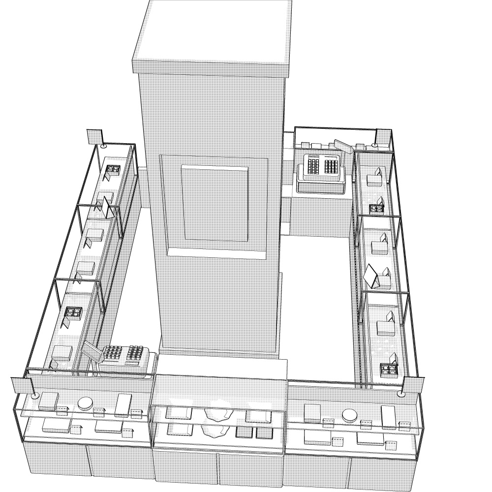 3Dデパート・食品売り場(CLIPSTUDIOPAINT用)