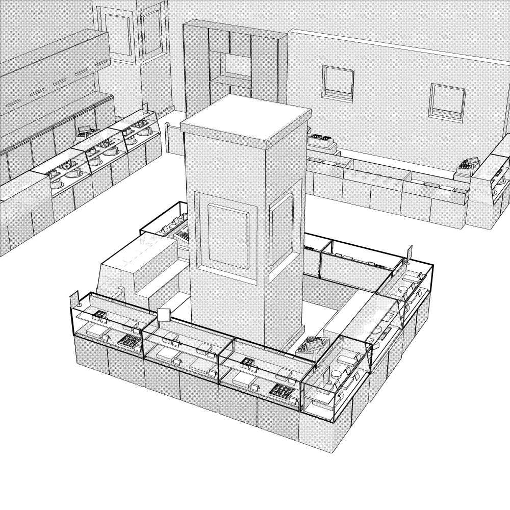 3Dデパート・食品売り場(CLIPSTUDIOPAINT用)