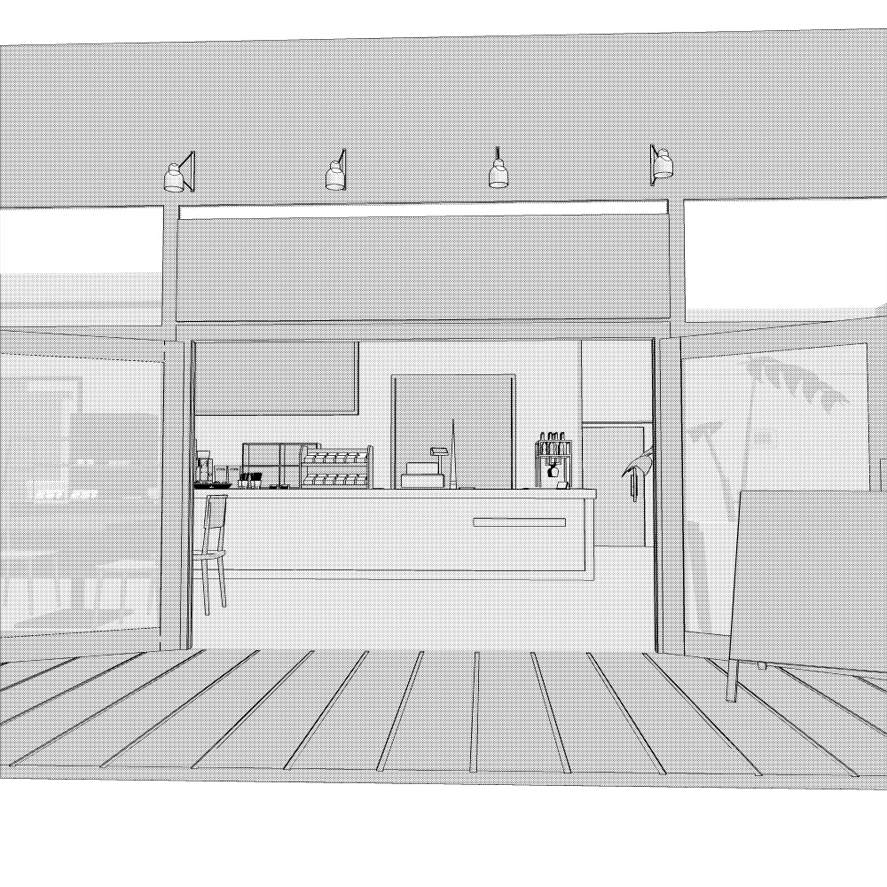 3Dカフェ・喫茶店(CLIPSTUDIOPAINT用)