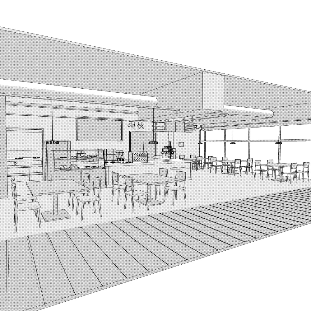 3Dカフェ・喫茶店(CLIPSTUDIOPAINT用)