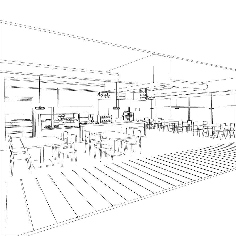 3Dカフェ・喫茶店(CLIPSTUDIOPAINT用)