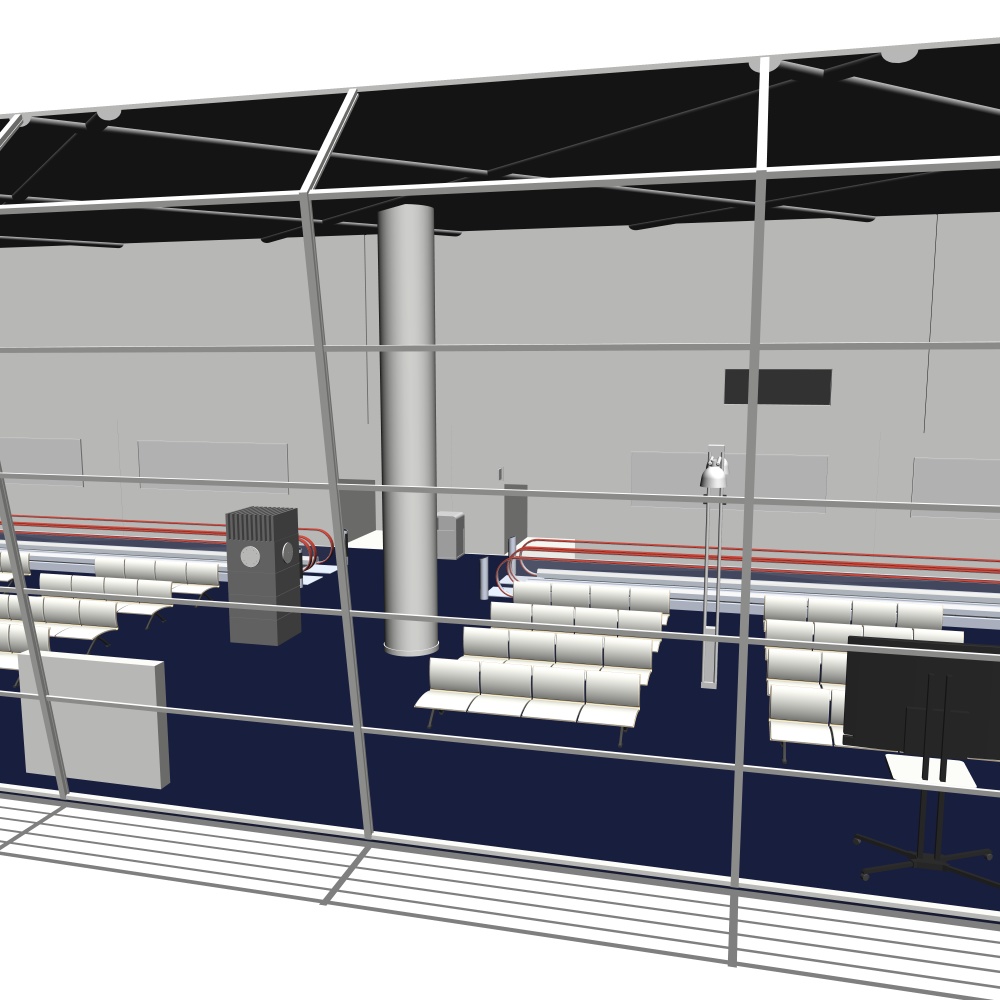 3D空港ロビー(CLIPSTUDIOPAINT用)