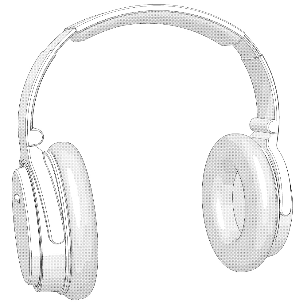 3Dヘッドホン(開閉)(CLIPSTUDIOPAINT用)