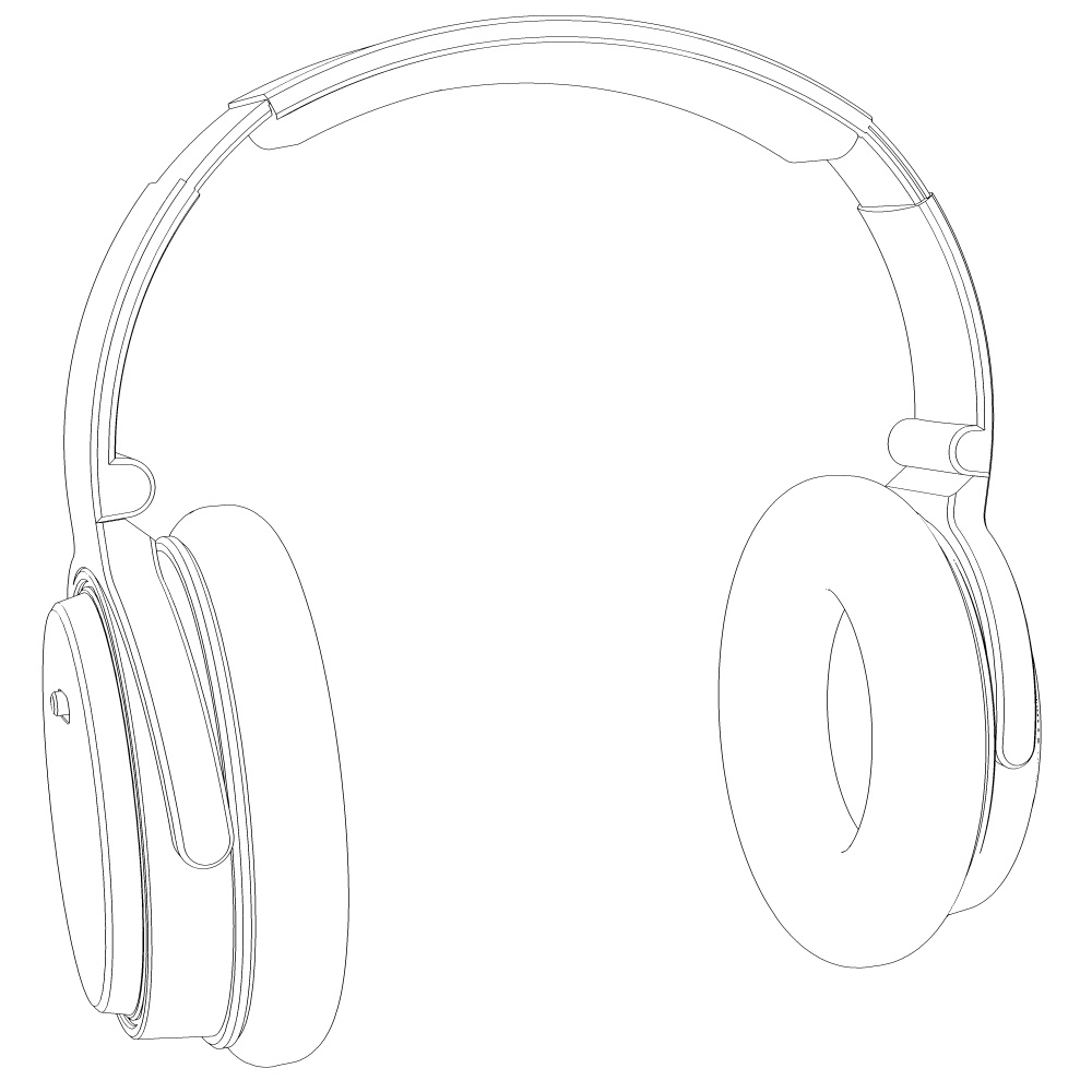 3Dヘッドホン(開閉)(CLIPSTUDIOPAINT用)