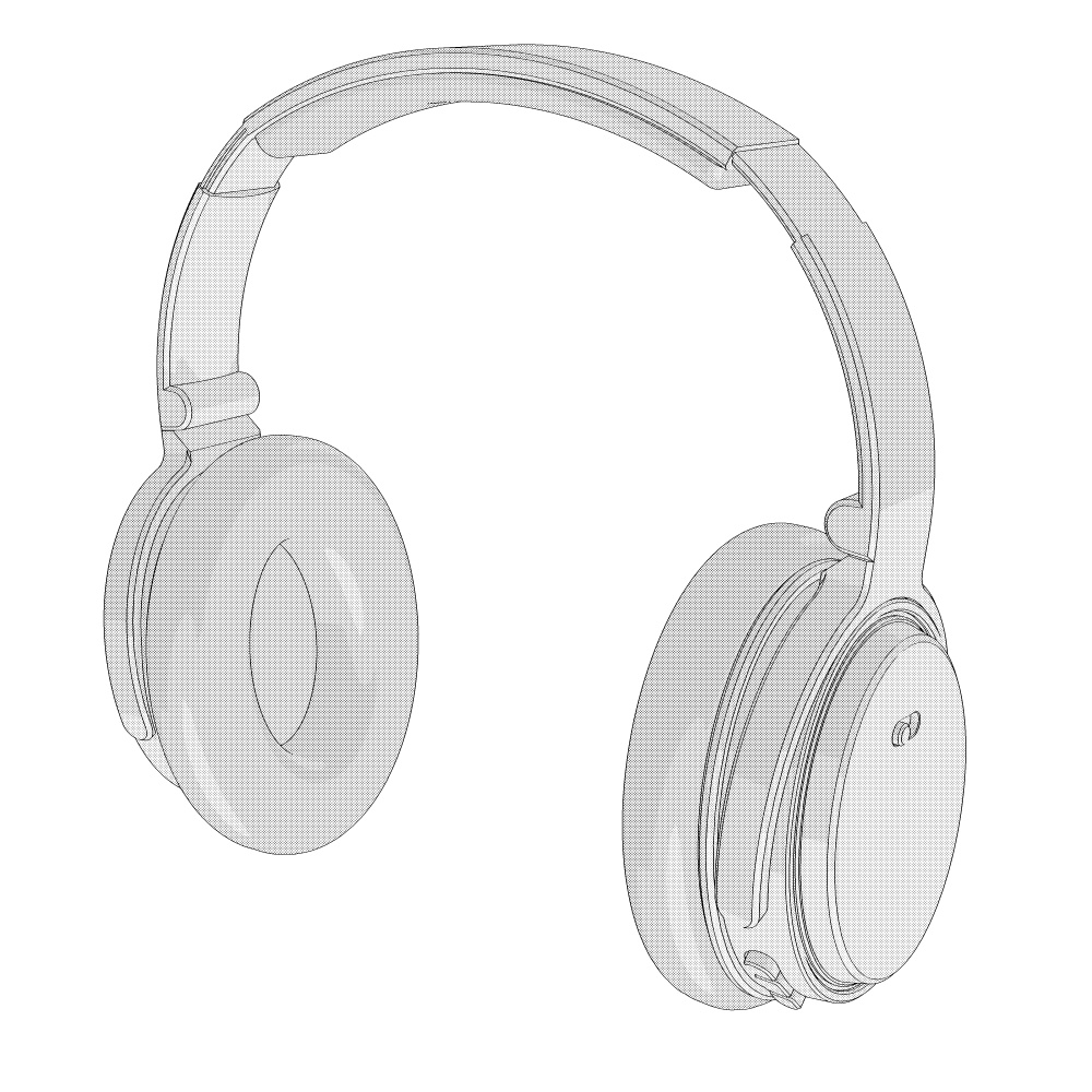 3Dヘッドホン(開閉)(CLIPSTUDIOPAINT用)