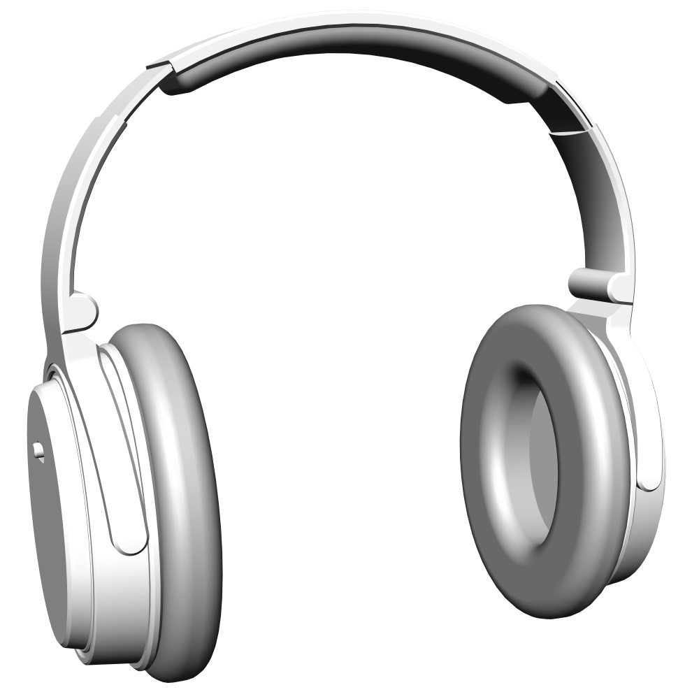 3Dヘッドホン(開閉)(CLIPSTUDIOPAINT用)