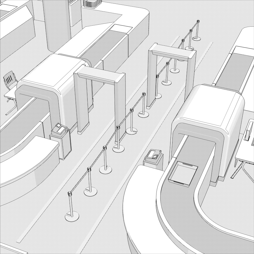 3D手荷物検査場