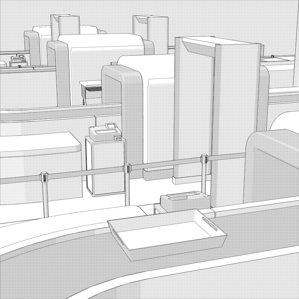 3D手荷物検査場