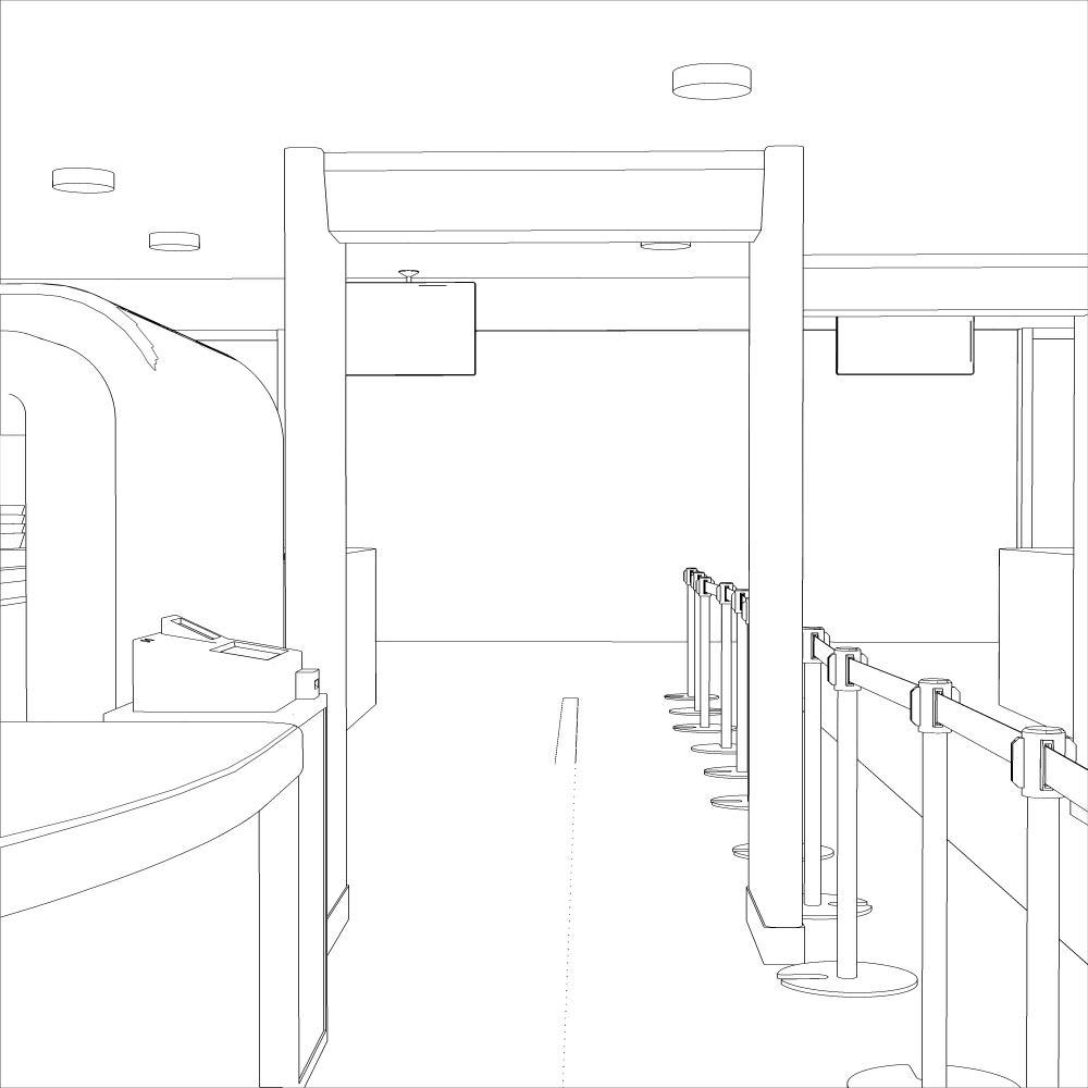 3D手荷物検査場