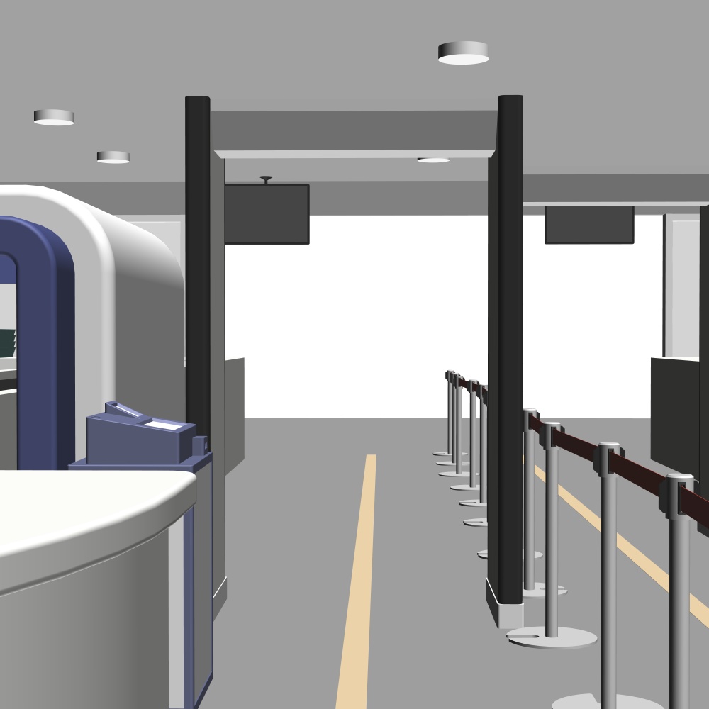 3D手荷物検査場