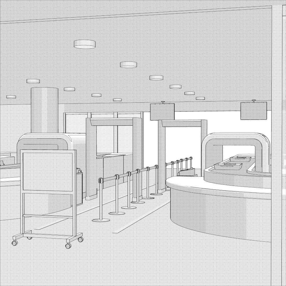 3D手荷物検査場