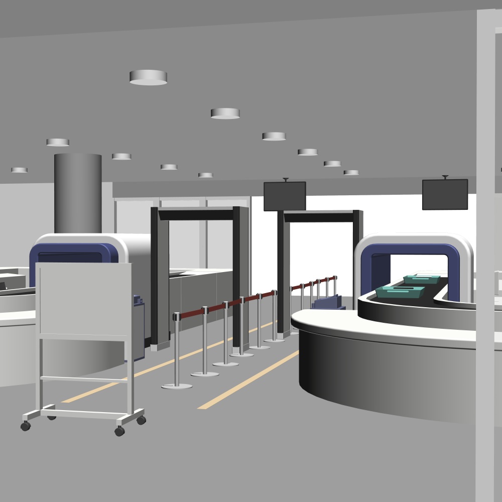 3D手荷物検査場