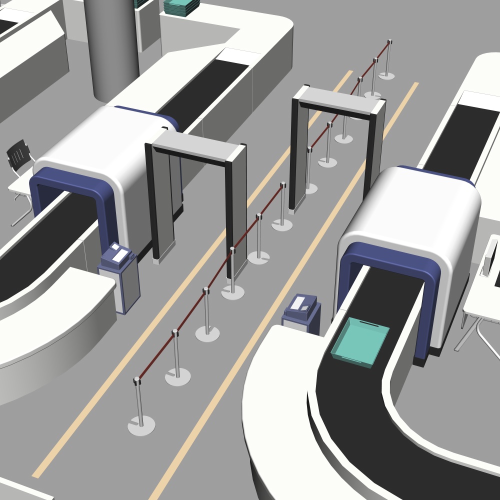 3D手荷物検査場