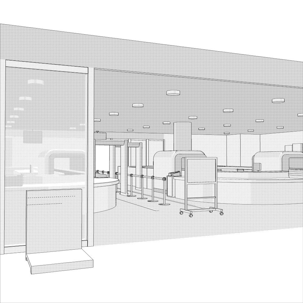 3D手荷物検査場