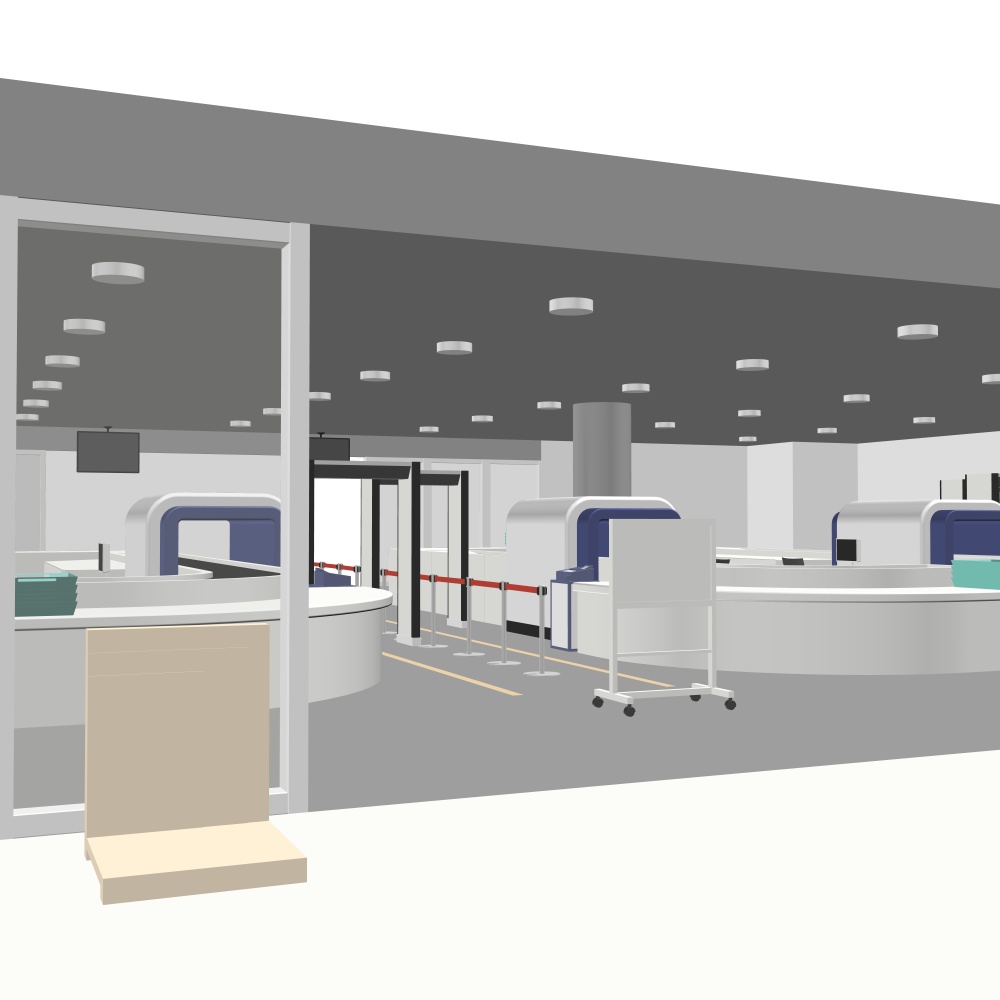 3D手荷物検査場