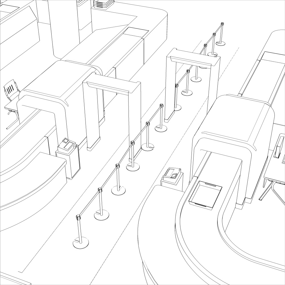 3D手荷物検査場