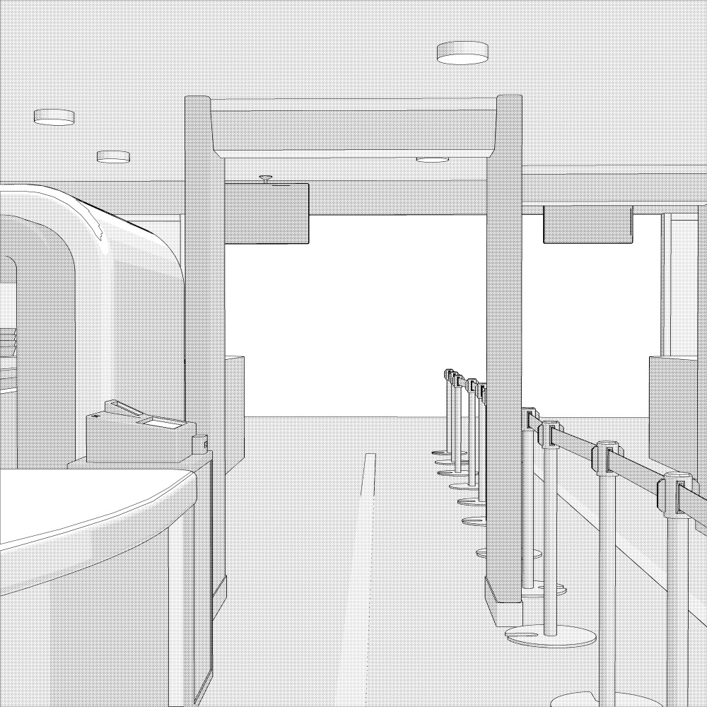 3D手荷物検査場