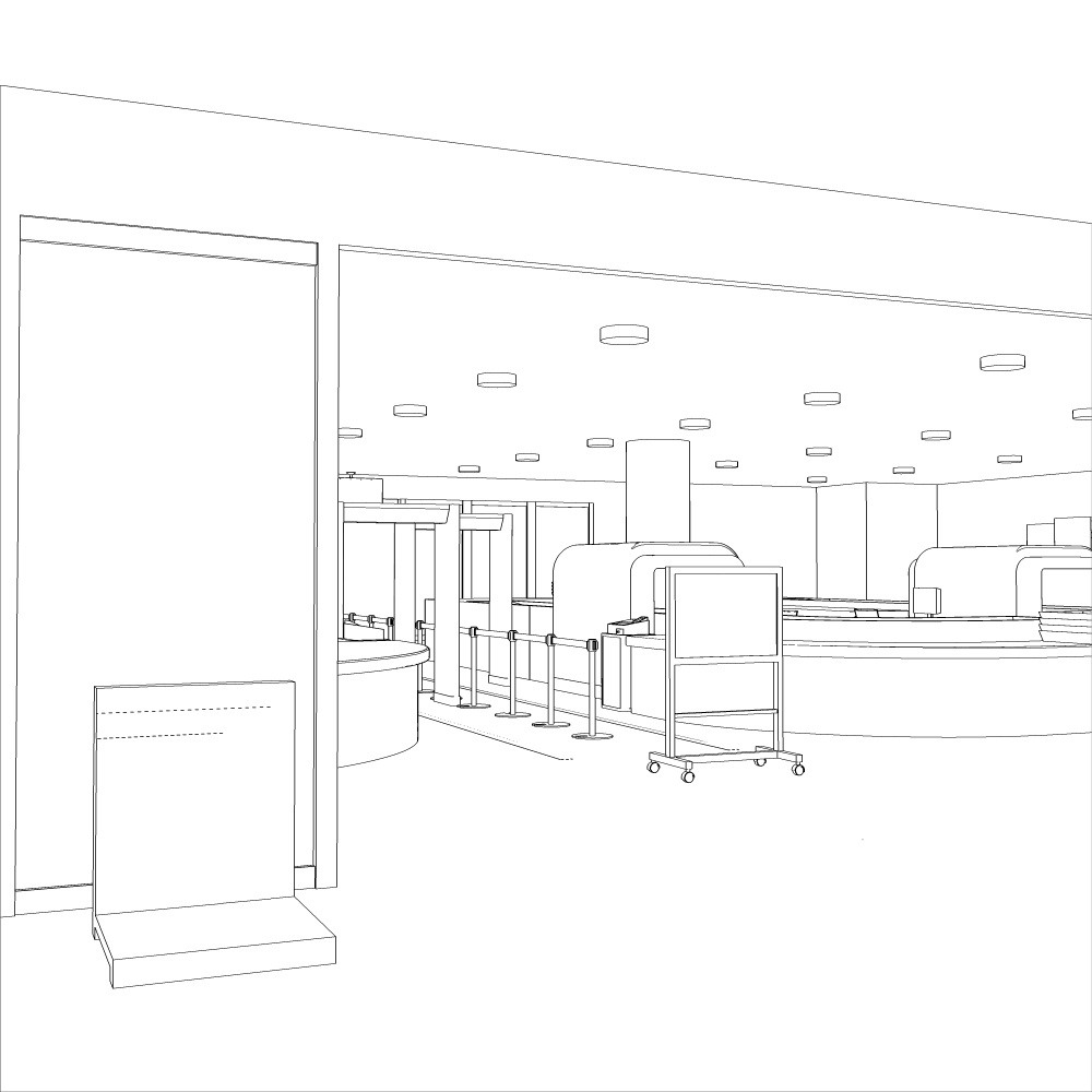 3D手荷物検査場