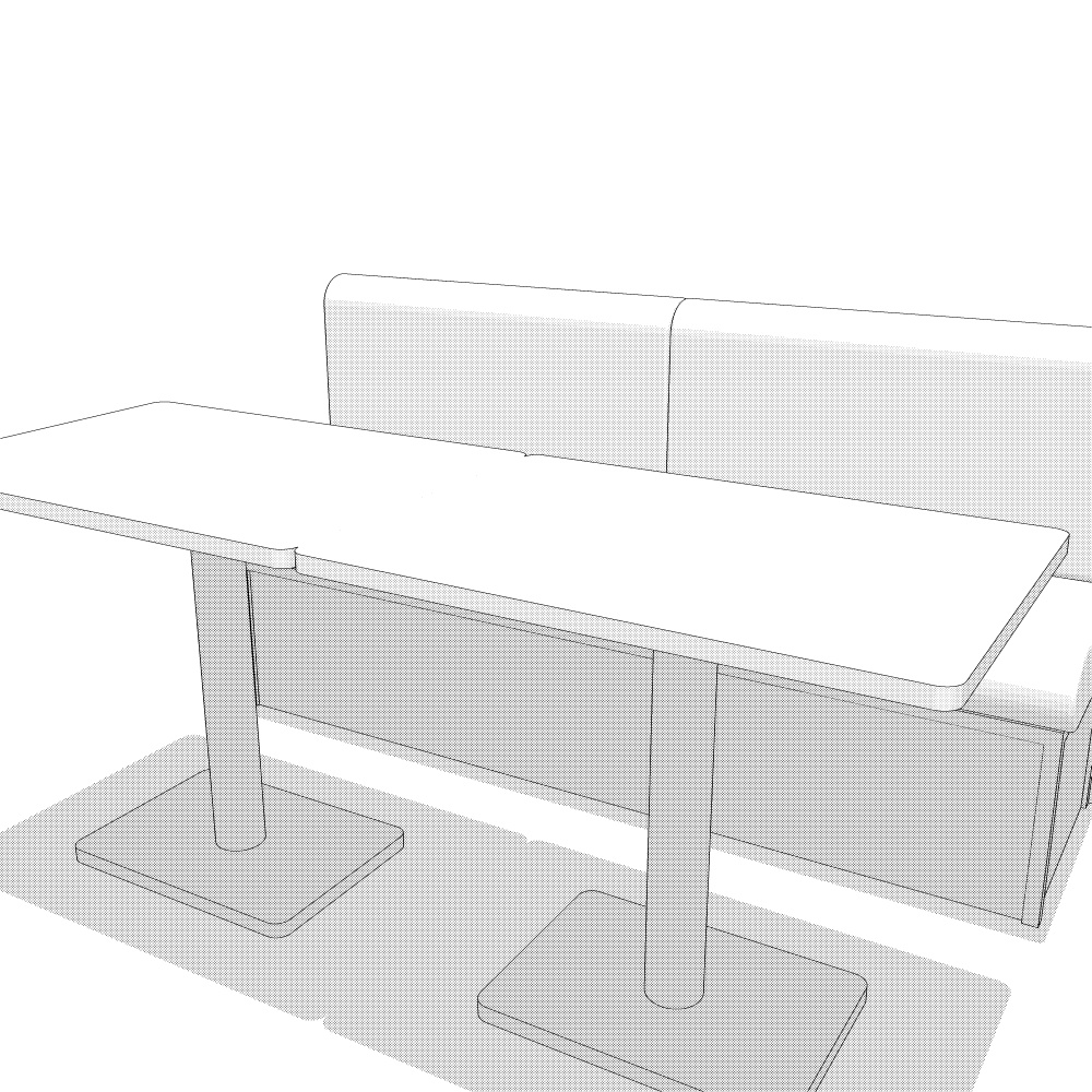 3Dソファ+テーブル(CLIPSTUDIOPAINT用)