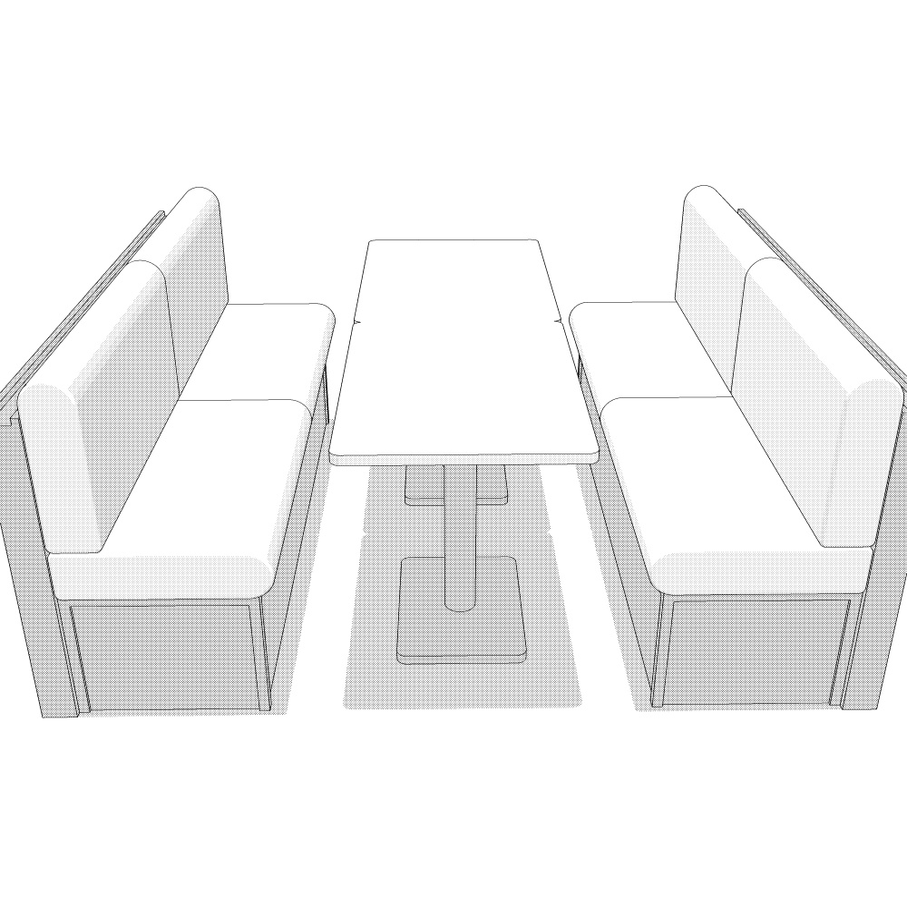 3Dソファ+テーブル(CLIPSTUDIOPAINT用)