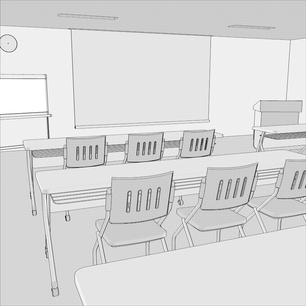 3D会議室・研修室Ver1.1(CLIPSTUDIOPAINT用)