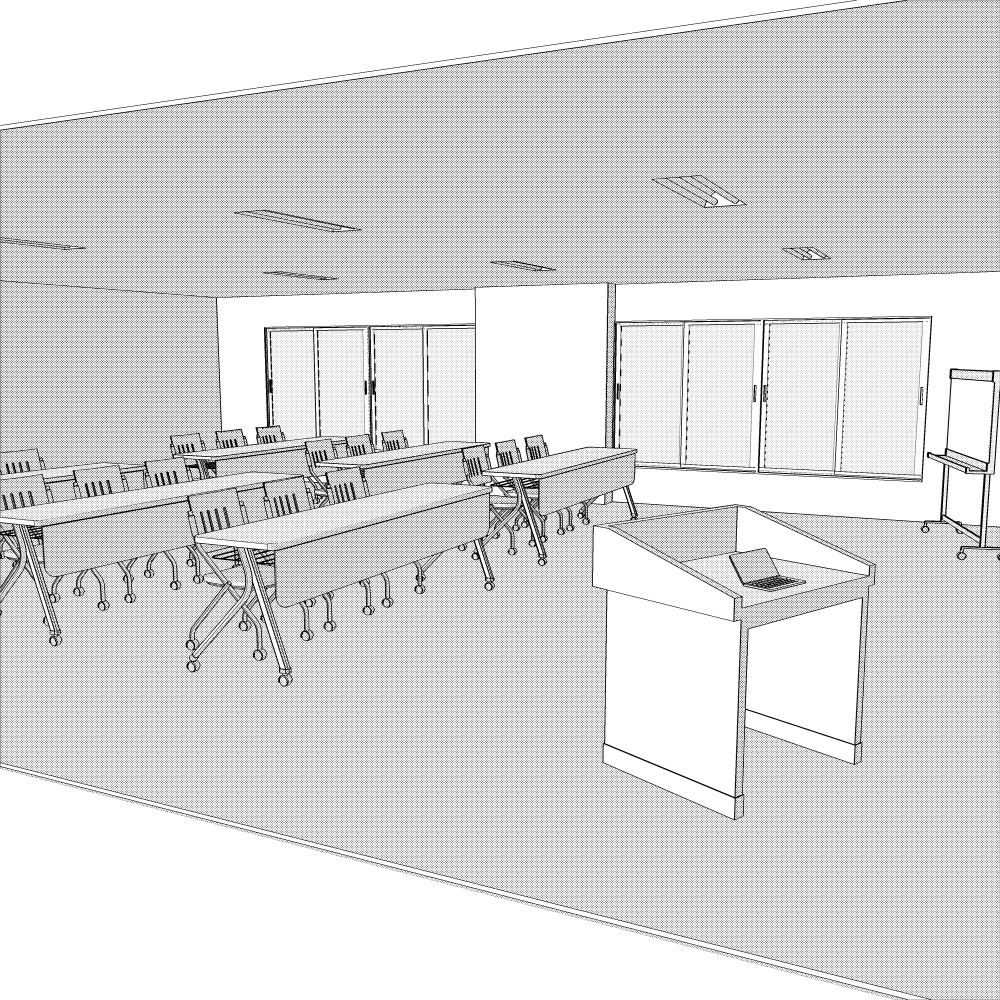 3D会議室・研修室Ver1.1(CLIPSTUDIOPAINT用)