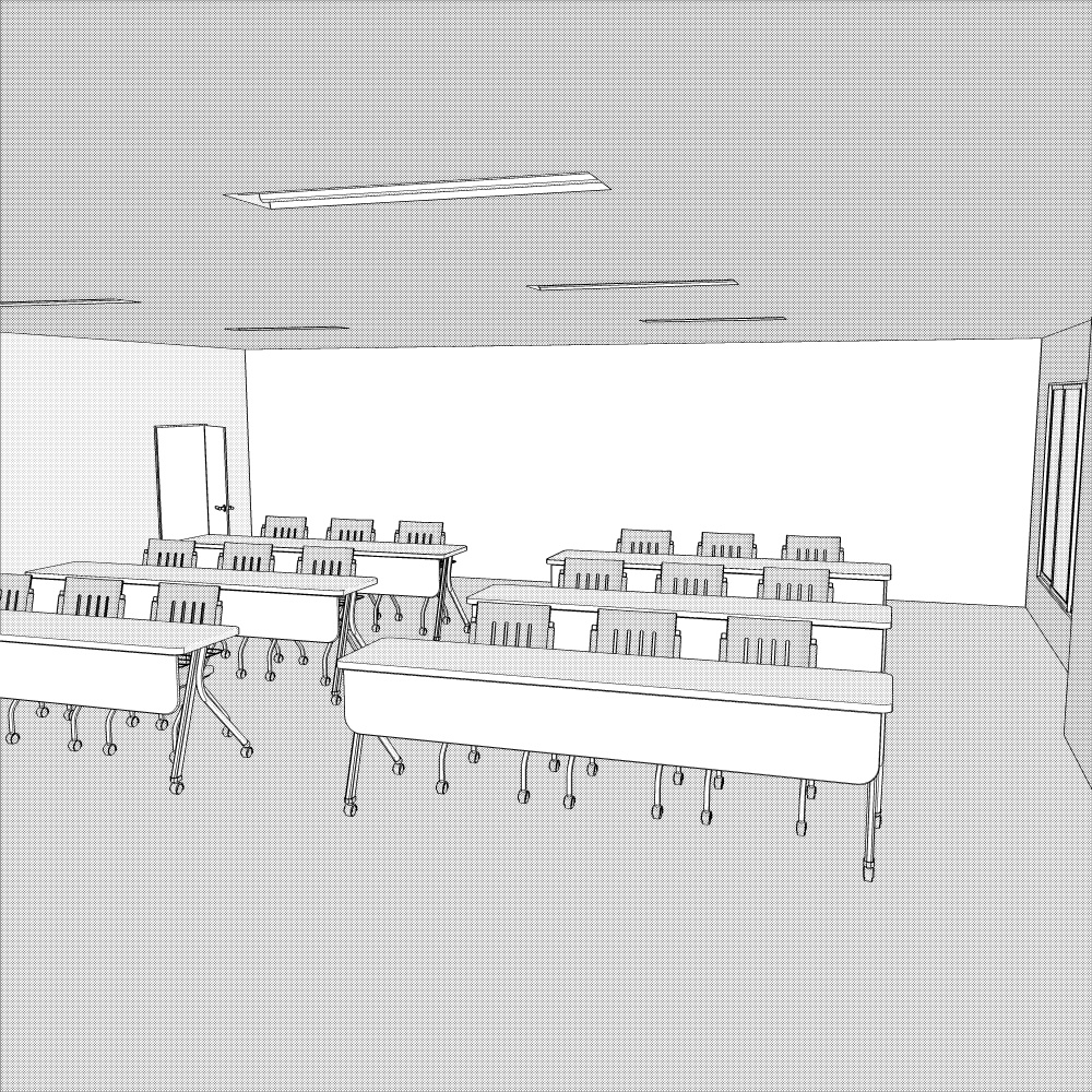 3D会議室・研修室Ver1.1(CLIPSTUDIOPAINT用)