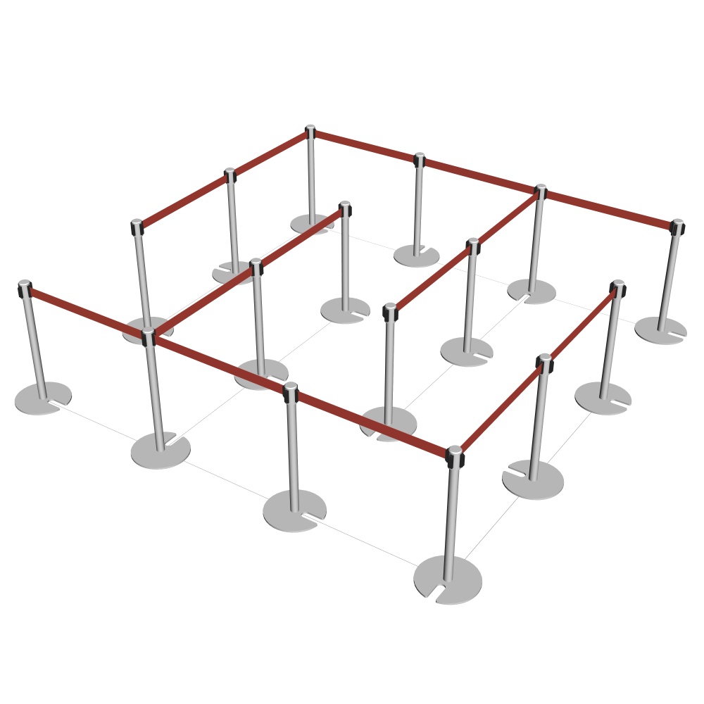 3Dパーテーションポール(CLIPSTUDIOPAINT用)