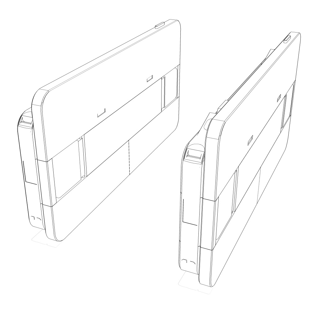 3D自動改札機(CLIPSTUDIOPAINT用)