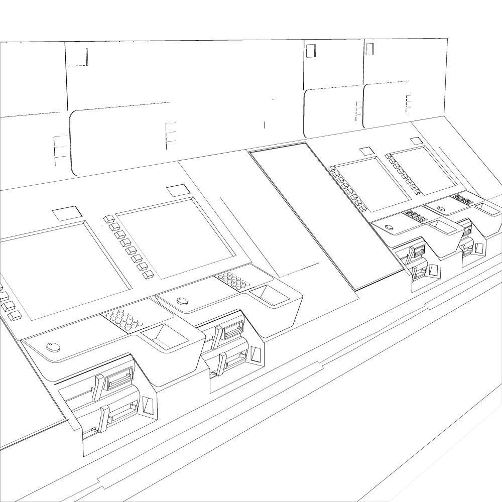 3D駅の券売機(CLIPSTUDIOPAINT用)